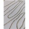 Image 2 : TRIPLE LENGTH SILVER TONE LINKS NECKLACE