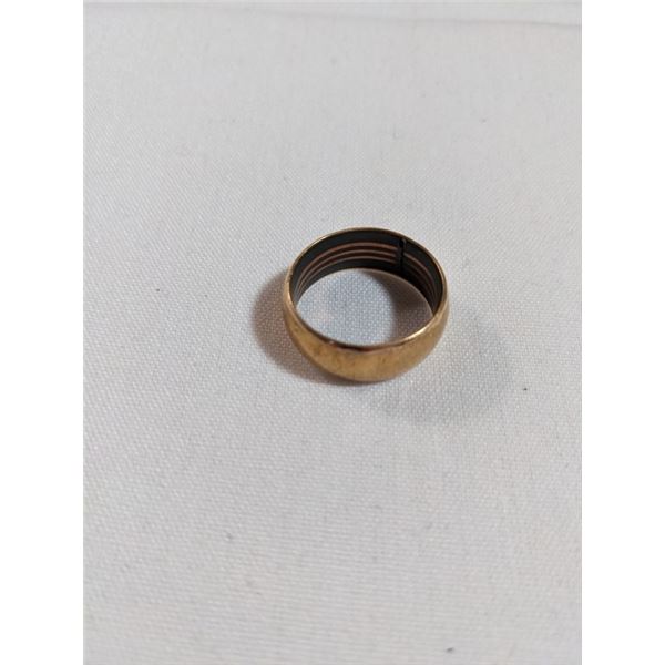 ANTIQUE ROSE GOLD TONE WEDDING BAND