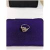 Image 2 : 925 STERLING SILVER RING, 2 SMALL STONES MISSING