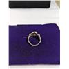 Image 3 : 925 STERLING SILVER RING, 2 SMALL STONES MISSING