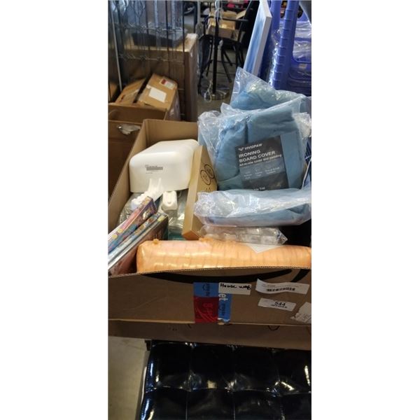 AMAZON OVERSTOCK HOSEHOLD ITEMS INCLUDING  THROW BLANKET, TABLE TOP IRONING BOARD CLOTHES