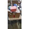 Image 1 : LOT OF KITCHEN ITEMS INCLUDING CROWNFUL MINI WAFFLE MAKER, VEGETABLE CHOPPERS, GLAD PLASTIC CONTAINE