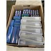 Image 1 : CASE OF NEW STATIONARY ITEMS INLCUDING 3PACK PEN SETS, PHOTO ALBUMS ENVELOPES ETC