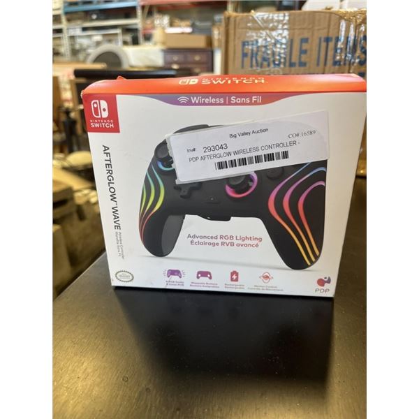 PDP AFTERGLOW WIRELESS NINTENDO SWITCH  CONTROLLER - TESTED WORKING
