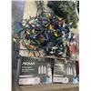 Image 3 : BOX OF CHRISTMAS LIGHTS AND DECOR