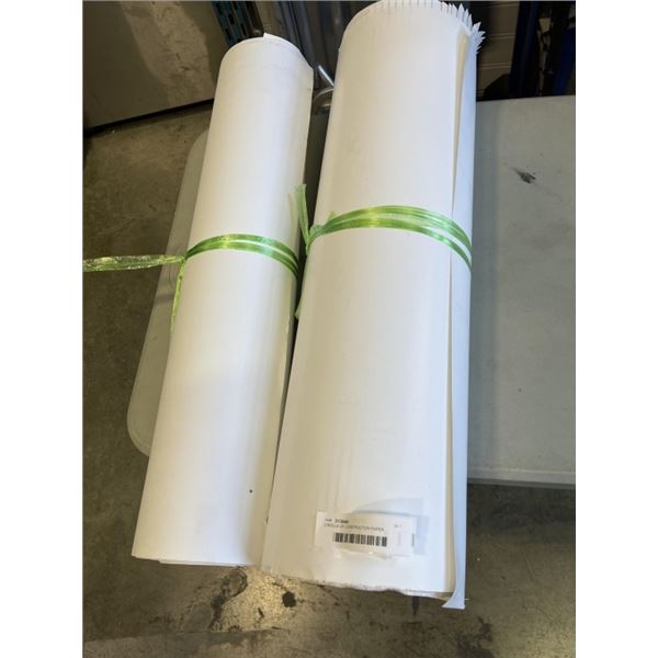 2 ROLLS OF CONSTRUCTION PAPER