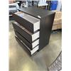 Image 2 : IKEA MALM BLACK 4 DRAWER DRESSER