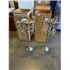 Image 1 : TWO EVENT CANDLE STANDS WITH PLYWOOD TRANSPORT BOXES. MUST TAKE ALL