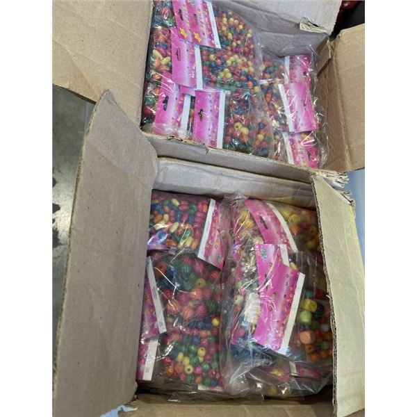2 CASES OF NEW CRAFT BEADS NECLACES / BRACELETS