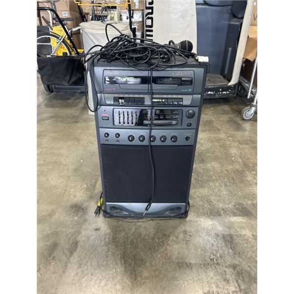 OPTIMUS KARAOKE MACHINE WITH 2 MICS