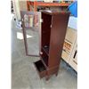 Image 3 : MAHOGANY FINISH SINGLE DOOR CABINET