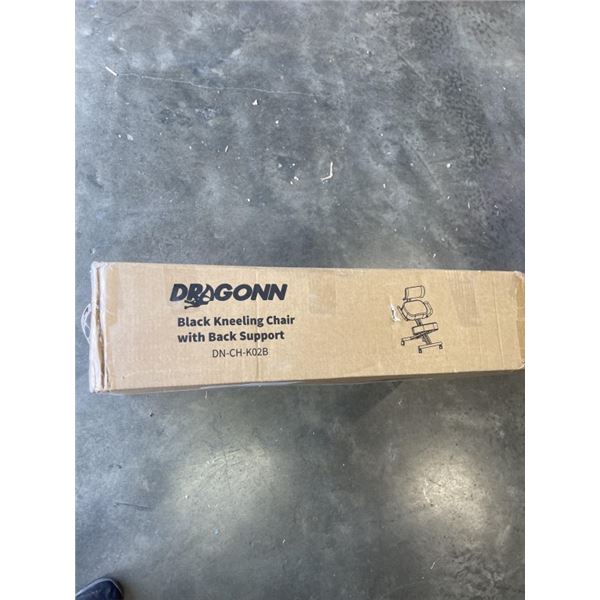 DRAGONN BLACK KNEELING CHAIR WITH BACK SUPPORT
