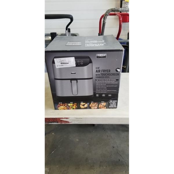 BELLAPRO 5.7L TOUCHSCREEN AIR FRYER - TESTED WORKING, RETAIL $219