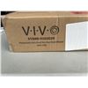 Image 3 : 2 VIVO PNEUMATIC ARM DUAL MONITOR DESK MOUNT WITH USB MOUNTS