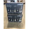 Image 1 : 2 SETS OF ARTIKA ECLIPSE SOLAR STRING LIGHTS WITH 20 LED BULBS, REMOTE, EACH IS 42FT LONG