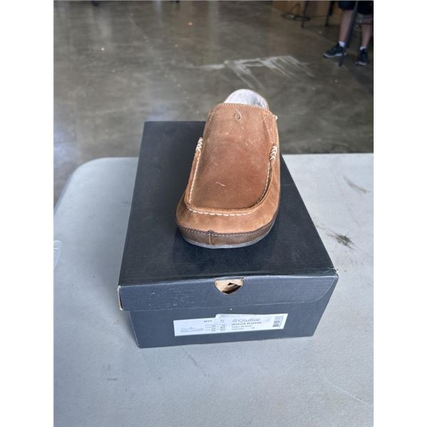 NEW OLUKAI MOLOA SLIPPER TOFFEE / DK WOOD  SIZE US MENS 11