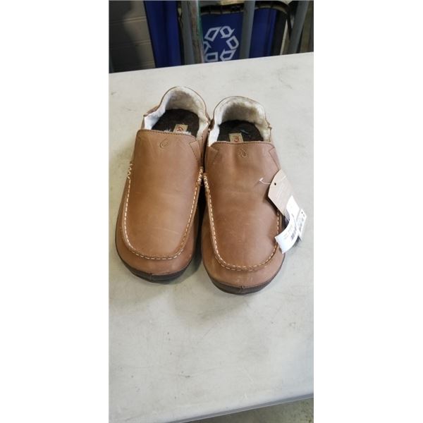 NEW OLUKAI MOLOA SLIPPER TOFFEE / DK WOOD SIZE US MENS 13, NO BOX