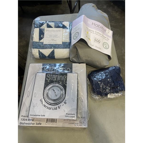ASSORTED BED LINENS