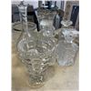 Image 3 : LARGE LOT OF CRYSTALS DECANTORS, VASES, ICE BUCKET
