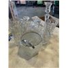 Image 4 : LARGE LOT OF CRYSTALS DECANTORS, VASES, ICE BUCKET
