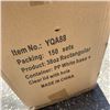 Image 4 : CASE OF NEW THEO RE38 CONTAINERS WITH LIDS 150 SETS