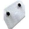 Image 2 : STERLING SILVER NATURAL BLUE SAPPHIRE EARRINGS, RETAIL $350.00. SAPPHIRE IS THE BIRTHSTONE FOR SEPTE