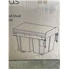 Image 3 : LIFEFINDS UNDER COUNTRER DUAL PULL OUT TRASH CAN SYSTEM