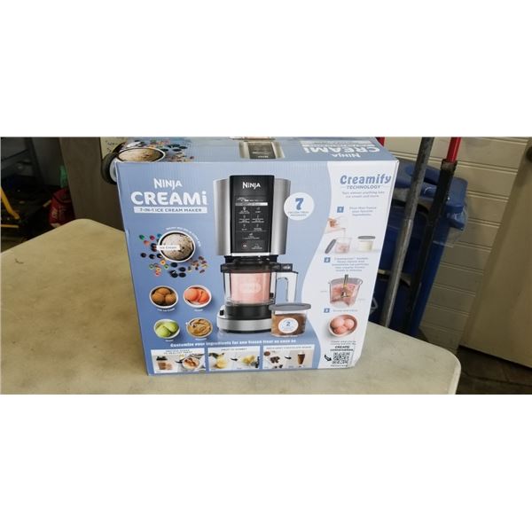 NINJA CREAMI ICE CREAM MAKER - TESTED WORKING, RETAIL $199