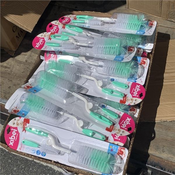 24 NEW BABY BOTTLE AND NIPPLE CLEANING BRUSH SETS
