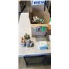 Image 1 : CASE OF ASSORTED COLLECTIBLES AND TP LINK SWITCH