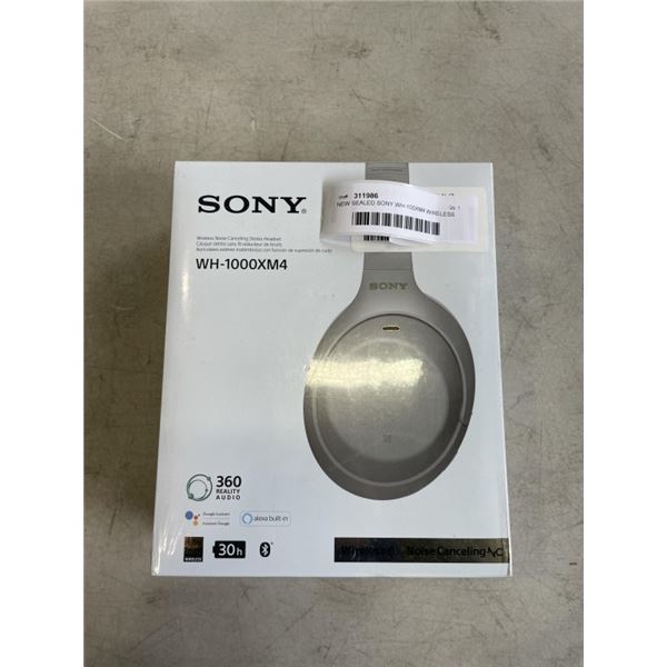 NEW SEALED SONY WH-100XM4 WIRELESS NOISE CANCELLING HEADPHONES