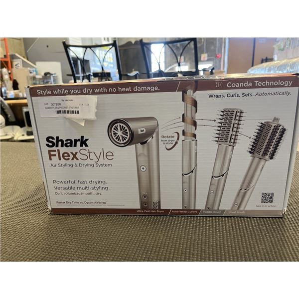 SHARK FLEXSTYLE MULTI-STYLER HAIR STRAIGHTENER - TESTED WORKING, RETAIL $349