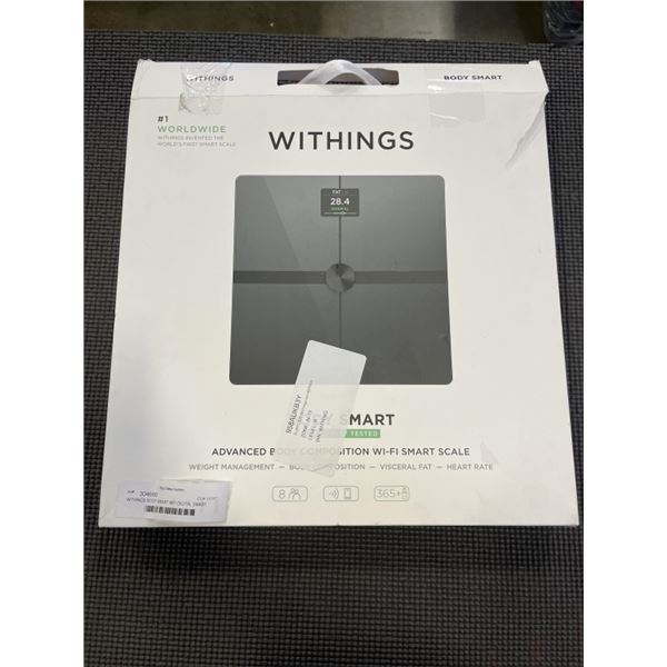 WITHINGS BODY SMART WIFI DIGITAL SMART SCALE - TESTED WORKING, RETAIL $149