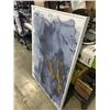 Image 2 : 48 INCH X 32 INCH FRAMED CANVAS ART
