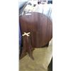 Image 1 : RUSTIC WOOD LOOK ROUND PEDESTAL DINING TABLE