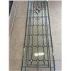 Image 4 : ANTIQUE LEADED GLASS PANEL. 67 X 20 INCH