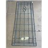 Image 1 : ANTIQUE LEADED GLASS PANEL. 67 X 26 INCH