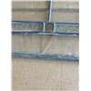 Image 4 : ANTIQUE LEADED GLASS PANEL. 67 X 26 INCH