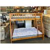 Image 1 : SINGLE OVER DOUBLE BUNKBED WITH LADDER AND SEALY MATTRESSES, COMPLETE IN GOOD CONDITION