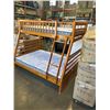 Image 3 : SINGLE OVER DOUBLE BUNKBED WITH LADDER AND SEALY MATTRESSES, COMPLETE IN GOOD CONDITION