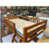 Image 4 : SINGLE OVER DOUBLE BUNKBED WITH LADDER AND SEALY MATTRESSES, COMPLETE IN GOOD CONDITION