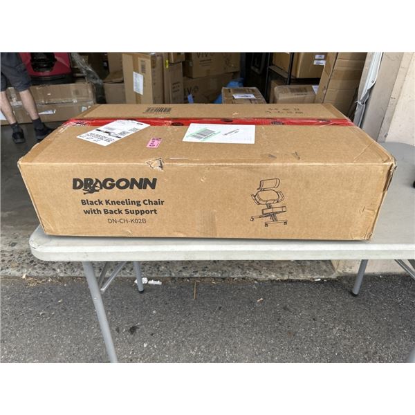 DRAGONN BLACK KNEELING CHAIR WITH BACK SUPPORT