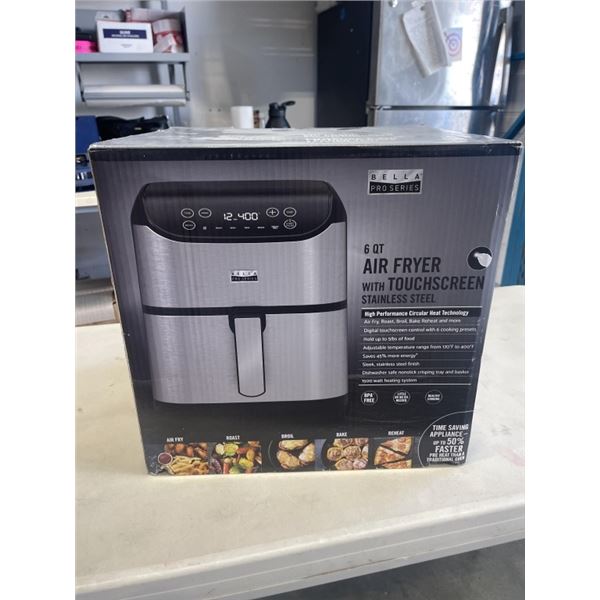 BELLAPRO 5.7L AIR FRYER - TESTED WORKING, RETAIL $219