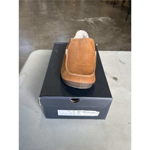 NEW OLUKAI MOLOA SLIPPER TOFFEE / DK WOOD  SIZE US MENS 12
