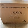 Image 3 : CASE OF SAYE 16OZ PLASTIC ROUND CONTANERS 150PC