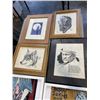 Image 2 : TRAY OF PURSES, CRYSTAL GLASSES AND ASSORTED SMALL ARTWORKS