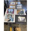 Image 3 : TRAY OF PURSES, CRYSTAL GLASSES AND ASSORTED SMALL ARTWORKS