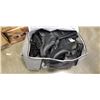 Image 1 : LARGE BAG OF WOMANS SHOES, BOOTS AND SANDALS
