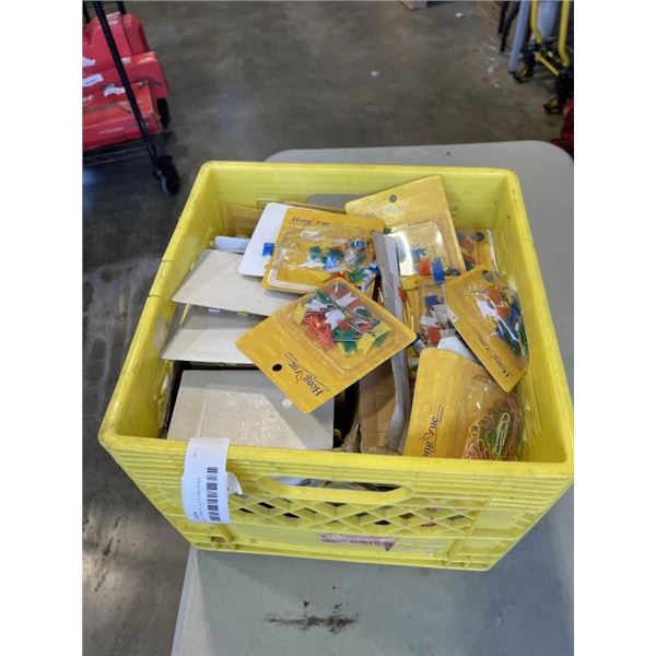 CRATE OF NEW FLAG PUSH PINS