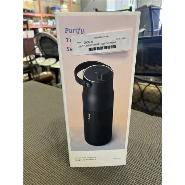 LARQ PUREVIS 2 680ML SELF CLEANING INSULATED STAINLESS STEEL WATER BOTTLE W/ SMART SENSOR - TESTED W